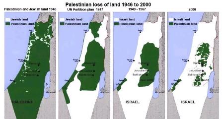 Palästina im Laufe der Zeit
