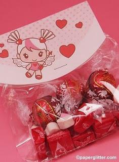 Bagtopper für kleine Valentinsnaschereien oder Geschenkchen :)