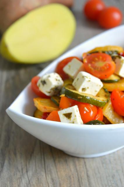 • • Beste Reste • • Tipps zur Resteverwertung von Gemüse und ein Rezept für mediterranen Ofengemüse-Salat