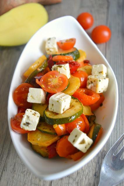 • • Beste Reste • • Tipps zur Resteverwertung von Gemüse und ein Rezept für mediterranen Ofengemüse-Salat