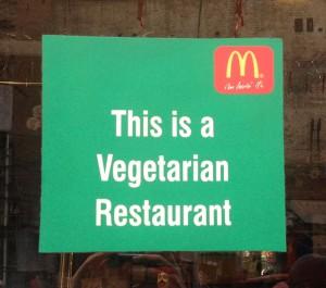 McDonalds-vegetarisches-Restaurant-Indien