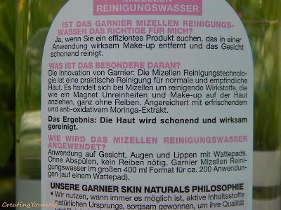[Review] Garnier Mizellen Reinigungswasser