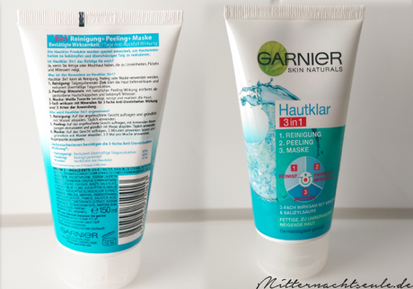 Garnier Hautklar Woche – 3 in1 Reinigung + Peeling + Maske