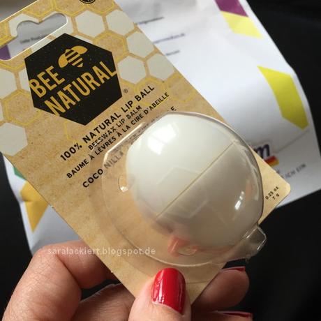 Sara testet: Bee Natural Lip Ball