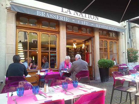 Restaurant la Nation in Cluny. - © Foto: Erich Kimmich
