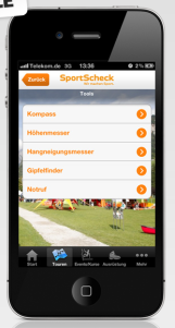 Sportscheck Outdoor App