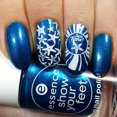 [Nails] Maritimes Stamping Essence Show Your Feet 