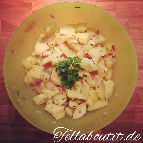 Paniertes Putenschnitzel mit bayerischem Kartoffelsalat image