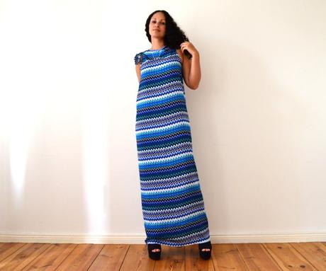 DIY Maxikleid Sommerkleid Strandkleid langes Kleid selbst machen einfach und schnell ohne Nähen 1