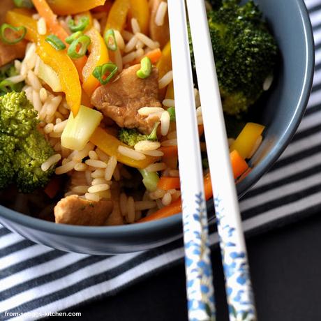 Easy Asia, Teil 3a mit Brokkoli-Reis-Salat