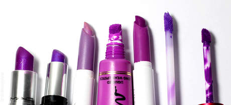 |7 shades of...| Purple Lipstick