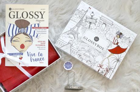 Glossybox Juli 2015 Vive la France Edition Österreich Box Design 