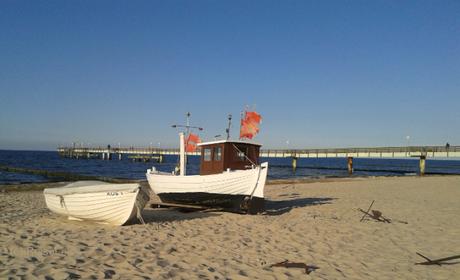 Fischerboote am Strand von Koserow, Foto (c) ReiseLeise