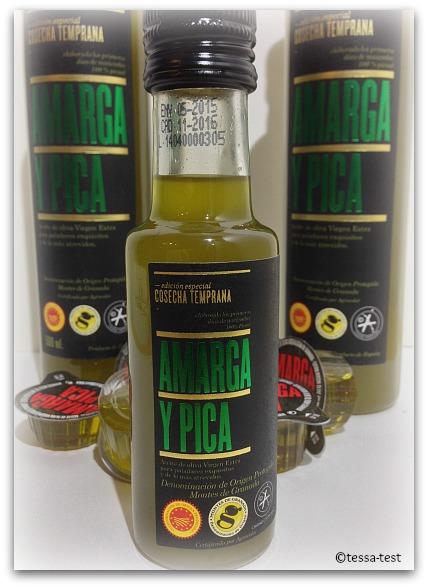 Produkttest über das Amarga y Pica native Olivenöl extra