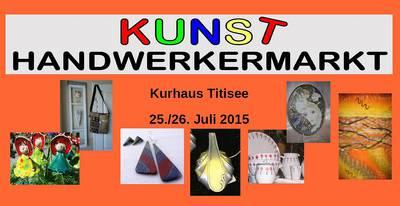 Einladung zum Kunsthandwerkermarkt in Titisee-Neustadt
