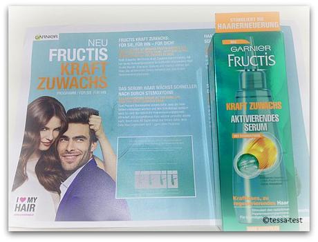 Produkttest über die Garnier Fructis Kraft Zuwachs Haarpflege Serie