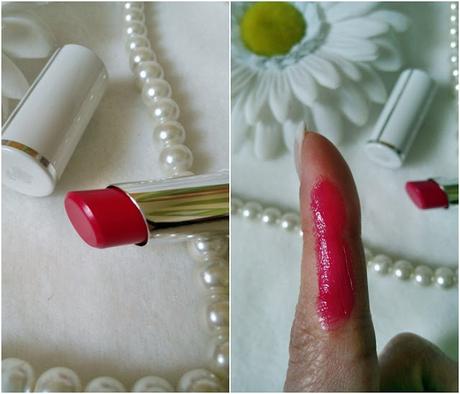 Lancome Shine Lover Lipstick *Fuchsia in Paris* Produkttest - Swatches - Review