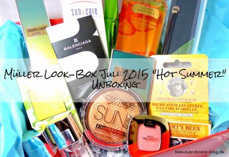 Müller Look-Box Juli 2015 Hot Summer - Unboxing