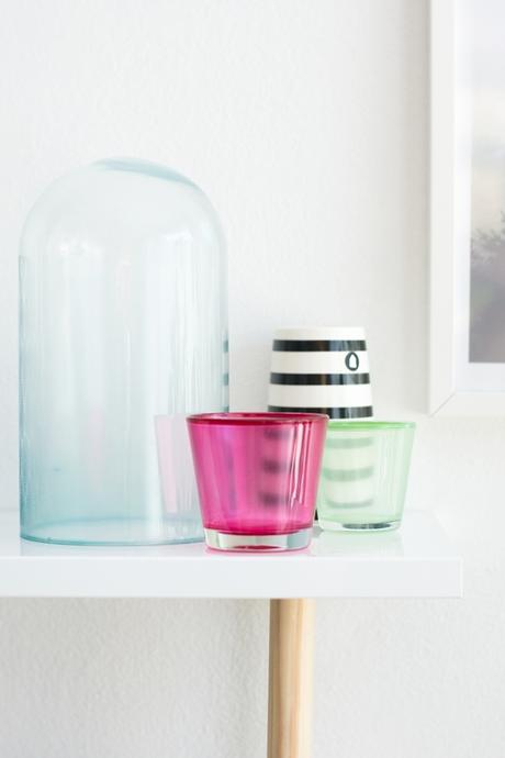 DIY: Glas mit Lebensmittelfarbe einfärben