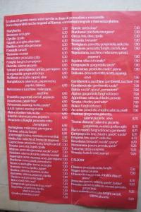 Glutenfrei in der Lagunenstadt Venedig – Ein Reisebericht von unserem Mitglied Marietta von Mai 2015 Pizzeria Ae Oche S. Lucia in Venedig