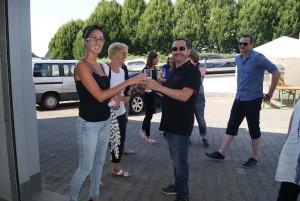 Das Sommerfest der Maisterei mit Tag der offenen Türe in Solms Die glutenfreie Weisse wurde verkostet