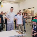 Das Sommerfest der Maisterei mit Tag der offenen Türe in Solms Jonas - der Meister des Backofens (Links)