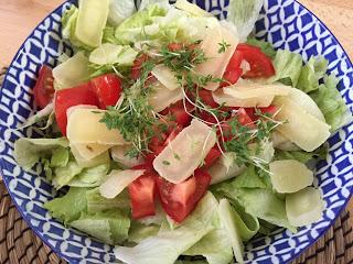 Sommer Salat auf hessisch
