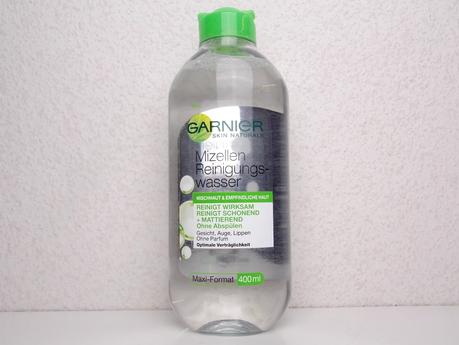 [Review] Garnier Mizellen Reinigungswasser Mischhaut & empfindliche Haut*