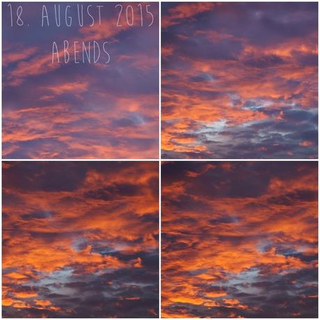 Blog & Fotografie by it's me! - Abendrot am 18. August 2015