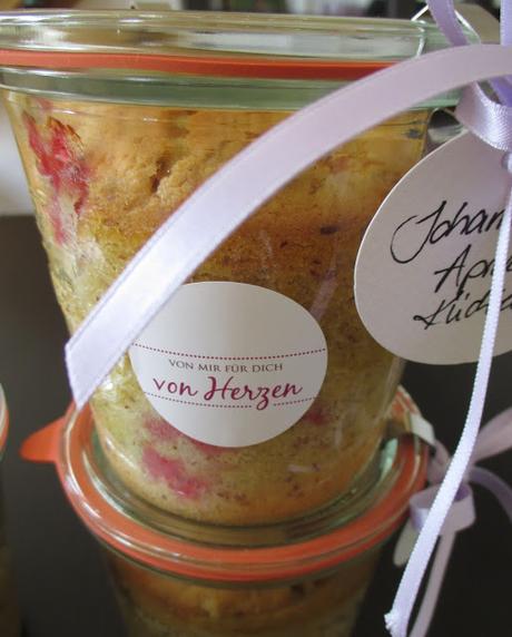 Kuchengeschenke - Johannisbeer-Aprikosen-Küchlein im Glas