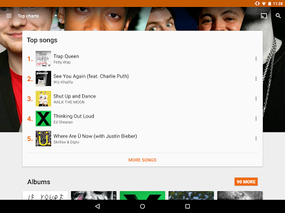 Google Play Musik : Ab sofort auch mit kuratierten Playlisten
