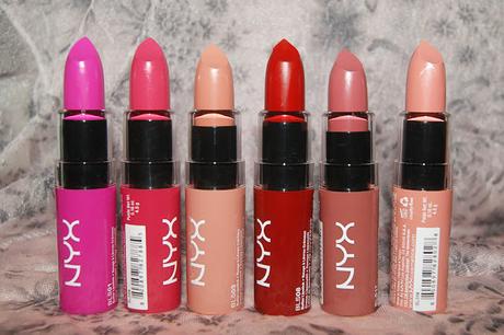 NYX Butter Lipstick Swatches