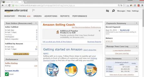Amazon Sellers Account