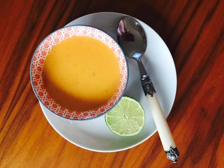 Süßkartoffel-Limetten Suppe à la Henssler