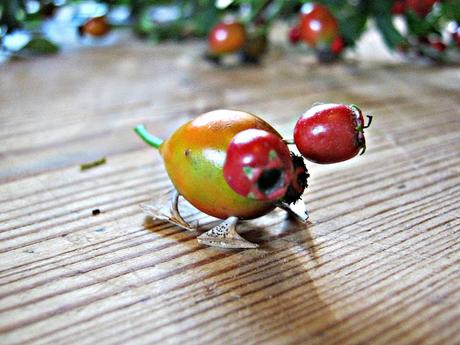 Freitagsbasteln - crafting day - Hagebutten Schweine oink oink Freitagsbasteln - crafting day - Hagebutten Schweine oink oink