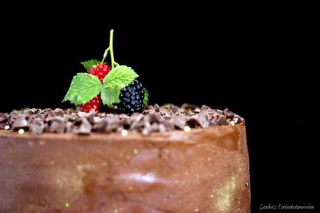 {Rezi-Friday} Torte Deluxe: Dunkle Schokoladentorte mit Brombeeren
