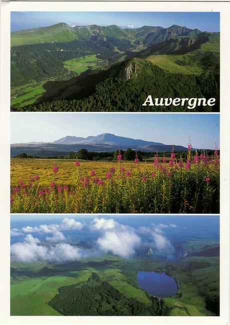 Postkarte von Jacqueline und Guy aus der Auvergne