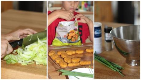 Kinderleichte Zubereitung der Veggie Nuggets