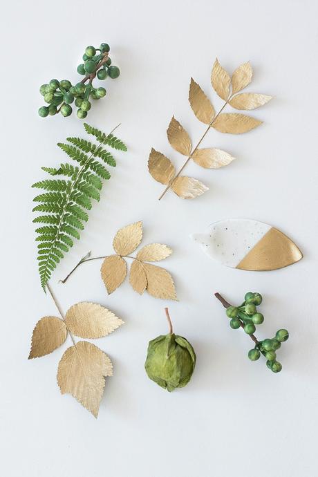 Herbst-Kranz mit Fimo Blättern