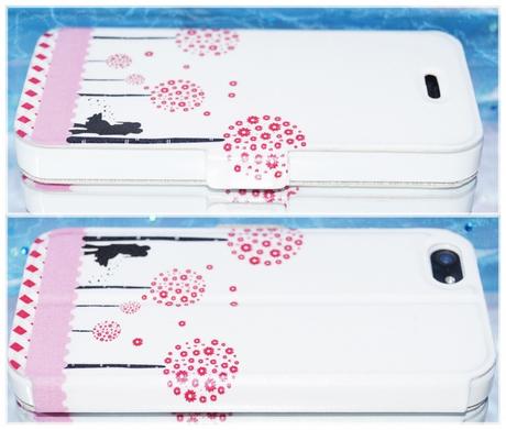 MAXFE.CO PU Leder Flip Case für iPhone 5 5S ~ gutes Case zum günstigen Preis