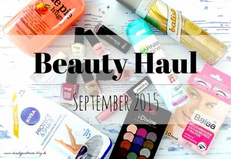 Beauty Haul September 2015