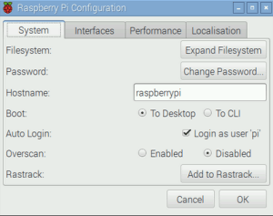 Raspberry Pi Configuration Tool