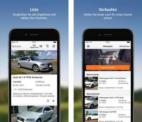 AutoScout24 (Bildquelle: AutoScout24 Screenshots/Apple App Store)