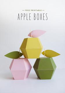 Apfelvariationen und DIY Apfelbox
