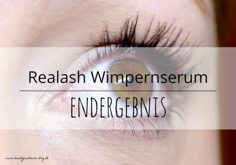 Realash Wimpernserum Endergebnis - Review