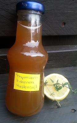 Thymian-Zitronen Hustensaft
