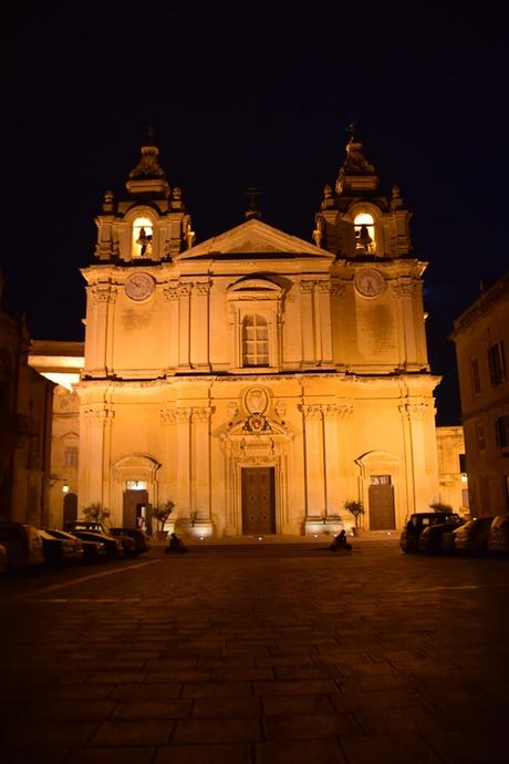 09_Kathedrale-St.Paul-Mdina-Malta-nachts