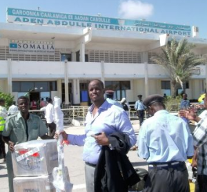 Der Flughafen von Mogadischu hat leider bereits einen anderen Namenspatron...