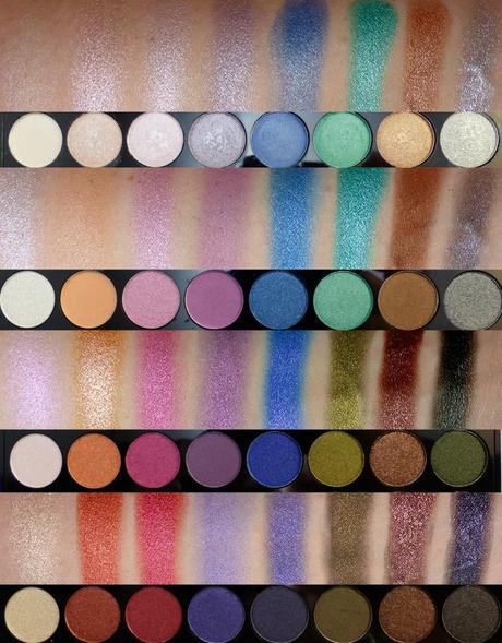 Makeup Revolution Mermaids Forever Eyeshadow Palette 32 - Review - Swatches
