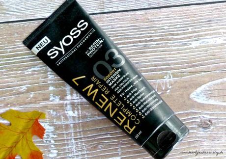 Syoss Renew 7 Complete Repair Haarpflege - Review - Intensiv Maske